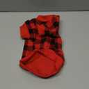 Dog Fleece Sweater for Small Dogs Buffalo Plaid Dog Clothes Soft Thickening Warm Puppy Clothes for Sweater Small Dogs Girl & Boy(S)
