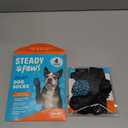 Anti-Slip Socks for Dogs - Breathable & Washable Non Slip Grippy Socks, Rubberized Paw & Adjustable Strap, Secure Fit to Prevent Slipping, Paw Protection for Senior Dogs, 4 Pack (Size XS)