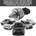Fuel Rail Pressure Sensor 12635273 5PP11-4, Injection Fuel Pressure Sensor Fit for Cadillac SRX, Chevrolet Equinox Impala, GMC Terrain, Buick Lacrosse Regal Malibu 10-17 2.4L