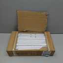 Clothing Rack, 55.51 Inch Heavy Duty Clothes Rack Rolling Garment Rack with Wheels and Bottom Shelf, 130LB Capacity Clothes Racks for Hanging Clothes, Coats, Shirts, Sweaters, Skirts, White (Single)