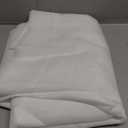 NICETOWN Voile Sheer Window Curtains for Half Window, Rod Pocket Elegant Airy Sheer Curtain Drapes for Living Room/Bedroom, W60 x L63, 2 Panels, Ivory