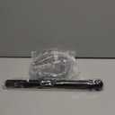 Paper Towel Holder Countertop, Standing Paper Towel Roll Holder for Kitchen Bathroom, with Weighted Base for One-Handed Operation (Black)