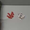 Didaey Mini Glass Oil Dropper Bottle Bulk, Clear Essential Small Empty Bottles Sample Containers Perfume Liquid Vials with Cap for Traveling (1 ml,Pink Body)