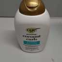 OGX Quenching + Coconut, Curl-Defining Shampoo, Hydrating & Nourishing Curly Hair Shampoo with Coconut Oil, Citrus Oil & Honey, Paraben, Sulfate-Free Surfactants, 13 floz