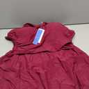COCOPEAR Women's Elegant Crossover One Piece Swimdress Floral Skirted Swimsuit Burgundy 2XL/ 14-16