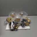 JAGORI Clear Glass Pendant Lights Kitchen Island 3 Pack,Gold Hanging Light Fixture,6 Inch Modern Pendant Light Fixtures for Kitchen,Farmhouse,Dining Room