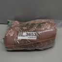 NICETOWN Vintage Floral Curtains 2 Panels 52x84 Inch, Terracotta with White Floral Leaf Print, Distressed Faux Linen Light Filtering Privacy, Retro Cottage Style Wavy Stripes for Bedroom Living Room