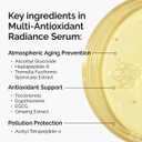 The Ordinary Multi-Antioxidant Radiance Serum, Vitamin C Serum For Face, Brighten & Protect Skin  Boosts Glow & Shields Against Environmental Stressors, 1 Fl Oz