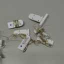 Minetom 12 Pack Fairy Lights Battery Operated String Lights, 8 Modes & Timer, 7ft 20LED Waterproof Silver Wire Twinkle Lights, Firefly Starry Moon Lights for Mason Jars DIY Christmas Wedding Party (Warm White)