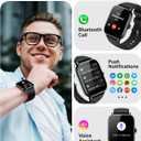 Smart Watch for Women Men- Answer/Make Call, 2025 IP68 Waterproof Fitness Step Tracker Watch with Sleep Monitor/Activity Counter/110+ Sport Mode, Smartwatch for Andriod iPhone iOS Samsung Compatible