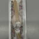 OULUCCI Leather Bands Compatible For Apple Watch Band 40/38/41/42/44/45/46mm Dressy Slim Leather Strap With Designer Three Hearts Design Buckle For Iwatch Series 11/9/8/7/6/5/4/3/2/1/SE/Ultra 2 (Starlight/Silver)