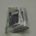 9 Pack Black Backdrop Curtain 3.2ft x 8.2ft Metallic Tinsel Foil Fringe Curtains Photo Booth Background for Birthday Party Decoration Baby Shower Engagement Wedding Christmas Decoration (Black)