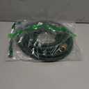 Garden Hose 25 ft NON-EXPANDABLE Water Hose, Flexible & Lightweight Kink Resistant Hybrid Hose, Leak-Proof Heavy Duty, Super Durable Fabric with 3/4" Solid Brass Connectors (Green)