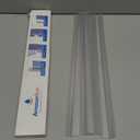 AmazerBath 5 PCS Shower Door Side Seal Strip for 3/8 Inch Glass - 15.75 Inches x 5, 5 Sections Segmented Shower Installation Kit, Frameless Glass Door Seal Strip