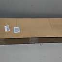 2 Pcs 3 Feet Brown Vinyl Door Bottom Adjustable Weatherstrip Door Bottom with Drip Cap Weatherproof Under Doors Seal for Gaps from 1/4'' to 9/16'' for 1 3/4'' to 2'' Thick Doors