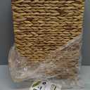 Trademark Innovations 16"x 12" Rectangular Woven Indoor or Outdoor Placemats of Natural Water Hyacinth (Set of 4)