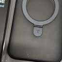 TORRAS Magnetic Ostand for iPhone 15 Pro Max Case, Military Grade Drop Tested, Compatible with MagSafe, Built in Kickstand, Translucent Slim Back Soft Edge 6.7 inch 2023, Frost Black