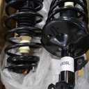 Front Complete Struts Assembly w/Coil Spring Fit for Toyota Sienna 3.3L FWD 7 Passenger ONLY 2004-2006, Shock Absorber Replace for 172237 172236, Set of 2