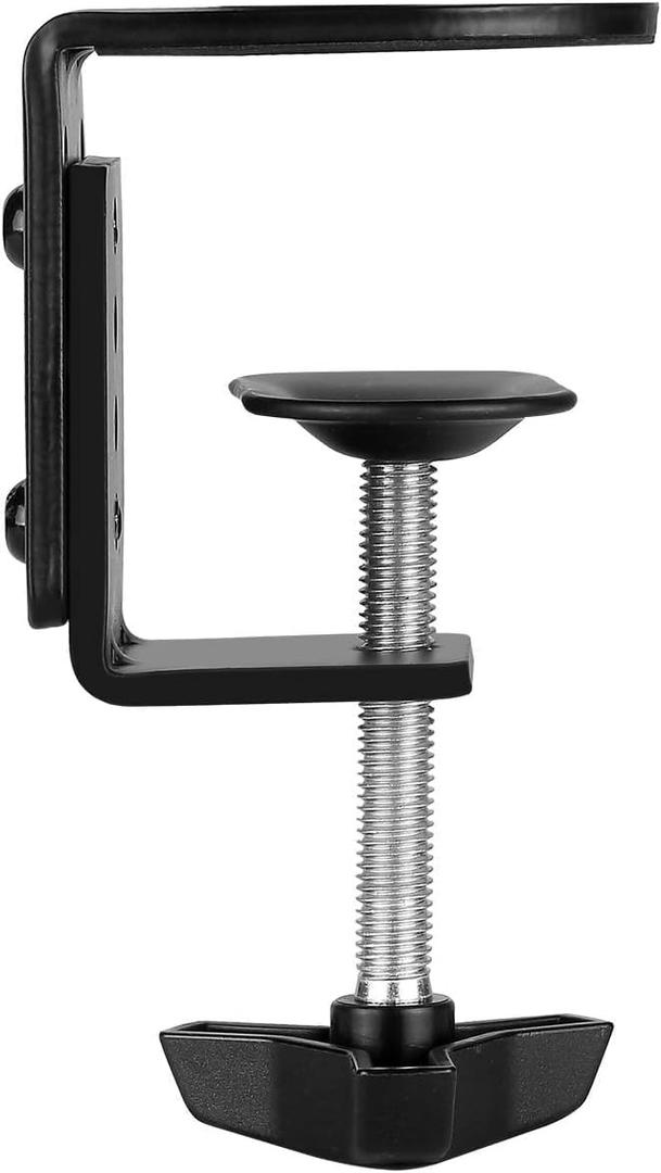 Heavy Duty Monitor Mount Desk Clamp Universal C-Clamp Base Stand Mounting Accessory fit for Suptek Monitor Arm Mount, Black (MD6JJ)
