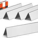 QuliMetal 17.5 Inch Flavorizer Bars for Weber Genesis 300, Genesis E-310, E-320 E-330 Grills with Front Controls Knobs (2011-2016), Stainless Steel Grill Heat Plates for Weber 7620 7621