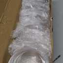 Super Z Outlet Clear Plastic Acrylic Bath Bomb Mold Shells Molding Balls Kit (120mm, 12 Pack)