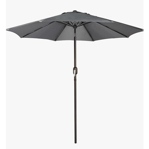 9' Outdoor Patio Umbrella, Outdoor Table Umbrella, Yard Umbrella, Market Umbrella with 8 Sturdy Ribs, Push Button Tilt and Crank