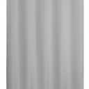 River Dream No Hook Hotel Cloth Grey Shower Curtain Soft Microfiber & Waterproof - Fabric Shower Curtain or Liner, Washable & Bottom Magnets, Gray, 71x74