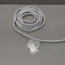 1 Pack*9.8 Ft Self-Adhesive Wedge Foam Window Weather Stripping Door Seal Strip, Soundproof Exterior Front Door Frame Gap Filler, Draft Stopper Foam Tape Noise Light Blocker (White)