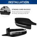 Side Mirror Cover Compatible with G20 G21 G30 G31 G32 GT G11 G12 G14 G15 G16 (Carbon Fiber Pattern, G20 G30 G32 G11)