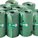 120p Dog Poop Bags 1.5 wire material Pet Waste Bags Disposable Dog Poop Bags Thickened Garbage Bags 120 Count, 8 Pack of 15, 13 Inch x 9 Inch