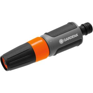 GARDENA Cleaning Nozzle: Water nozzle with infinitely adjustable jet, for cleaning and spraying, water stop, frost protection, packaged (18300-20)