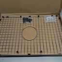 Serene Valley Sink Bottom Grid 22" X 14-1/2", Centered Drain with Corner Radius 3/8", Sink Protector SVH2215C