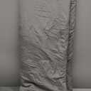 Amazon Basics 2 Piece Soft, Lightweight Down-Alternative All-Season Comforter and Bedding Set, Pinch Pleat, Twin/TwinXL, Dark Grey