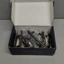 Ravinte 25 Pack | 5'' Matte Black Cabinet Pulls Stainless Steel Cabinet Handles 5Length, Kitchen Drawer Pulls 3inch Hole Center