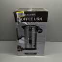 Double Wall Coffee Urn 100Cups Large Coffee Dispenser 14.2L Full Stainless Steel Commercial Coffee Maker Quick Brew Electric Beverage Dispenser Hot Water Urn (silver)