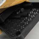 2-Tier Plastic Rolling Utility Cart with Handle, Multi-Functional Shelves Shelf Storage Trolley for Living Room, Office, Bathroom, Kitchen, Movable Storage Organizer with Wheels (Black)