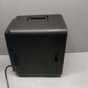 Frigidaire Mini Personal Fridge Cooler, Countertop, Holds Up to 10L/15 Cans, Brushed Black Stainless Rugged Design, Portable for Skincare, Makeup, Car, Office, Bedroom, Dorm Room, or Cabin