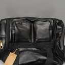 Vegan Leather Travel Duffel Weekender Bag Carry on Overnight Bag Sports Duffel bag For men and Women HB-21