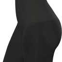Conturve Shapewear for Women - High-Waisted Tummy Control Shorts - Thigh Slimmer, Seamless Body Shaper, Underwear for Women (Medium-Large, Black)