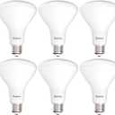 Sunco BR30 Light Bulb LED Indoor Flood Lights 3000K Warm White 850 Lumens, E26 Base, 25,000 Lifetime Hours, Interior Dimmable Recessed Can Light, 6 Pack, 11W Equivalent 90W.
