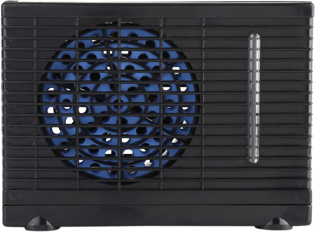 12V Portable Car Air Cooler, Mobile Mini Air Cooler Evaporative Water Cooling Fan for Car Truck RV Rowers Pet Owners Travelers Transport Workers