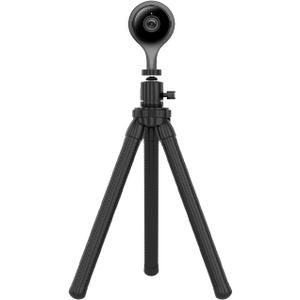 TalkWorks Tripod Stand with Flexible Posable Legs-Compatible with Nest Camera-Multi-Purpose Mount Travel Tripod with 1/8 Screw Mount-Rotating Head,Black,14036
