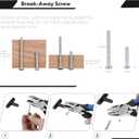 DecoBasics Cabinet Hardware Mushroom Knob (1- Inch, Pack of 25), Kitchen Cabinet Knob, Zinc Cabinet Pull Knobs for Kitchen Cabinet, Dresser and Drawer (Flat Black) (Round-Stepped - Black)