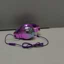 QearFun Kids Headphones Wired with Mic, 85/94dB Safe Volume Limit, Foldable Over Ear, Tangle-Free Cord & Sharing Port, Wired On-Ear Headset for School, Chromebook, Tablet, Travel - Boys & Girls (Deep Purple)