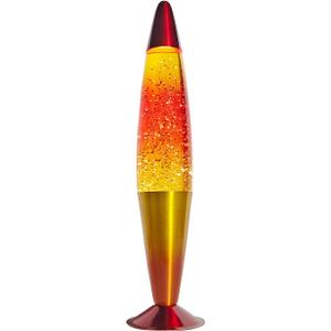16 Inch Rainbow Glitter Lamp with 2 Bulbs, Sunset Lamp Sunrise Lamp, Night Light Mood Lighting for Adults, Home Room Office Decor, Great Present for Women Kids Birthday Anniversary,Yellow Orange Red