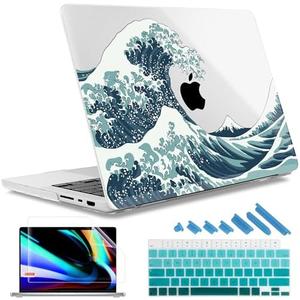May Chen Case for M4 MacBook Pro 16 inch A3403 Max A3186, M3 A2991 M2 A2780 M1 A2485 Pro Max 2024 2023 2022 2021 Release, Plastic Hard Shell Case with Screen Pretector&Keyboard Cover, Great Wave May Chen Case for M4 MacBook Pro 16 inch A3403 Max A3186, M3 A2991 M2 A2780 M1 A2485 Pro Max 2024 2023 2022 2021 Release, Plastic Hard Shell Case with Screen Pretector&Keyboard Cover, Great Wave