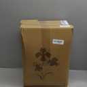 Full Size Comforter Sets-7 Pieces Puff Marigold Blue Floral Bedding Set for All Seasons, Shabby Chic Farmhouse Bed in a Bag Full with Floral Comforter, Sheets, Pillowcases & Shams