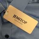 JEMITOP Mens Stretch Wrinkle Free Size S Dress Shirts Formal, Sis