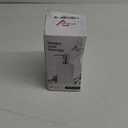 Marble Soap Dispenser with Stainless Steel Pump, White Hand Liquid Soap Dispenser, 6 Ounces for Bathroom (Cylindrical)