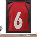 Sports Shirt DisplayFrame - 18x24 Inch Sports memoraabilia Frame, Acid-Free Backing, Premium , Basketball Shirt Wall Display Frame | Athletic Collectors Framee